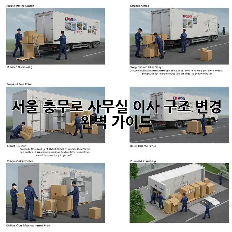 서울 충무로 사무실 이사? 구조 변경 완벽 가이드!
