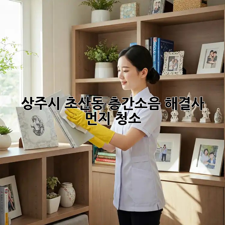 🏡 상주시 초산동 층간소음 해결사! 먼지 청소🧹✨
