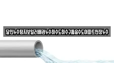 달인누수탐지보일러배관누수하수도하수구뚫음수도아파트천장누수