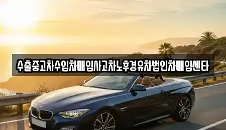 대전광역시 유성구 도룡동 중고차매입 전문 수출중고차수입차매입사고차노후경유차법인차매입센타