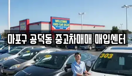 서울 마포구 도화동 중고차 전문 마포구 공덕동 중고차매매 매입센터